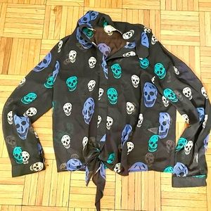Vintage Havana Skull Blouse